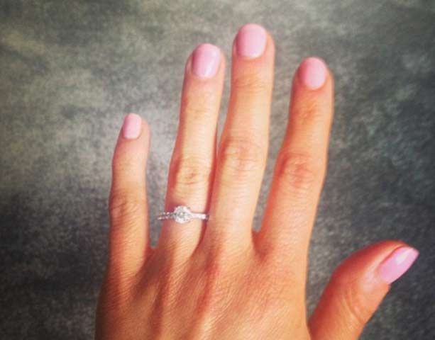 Samia Ghadie engagement ring