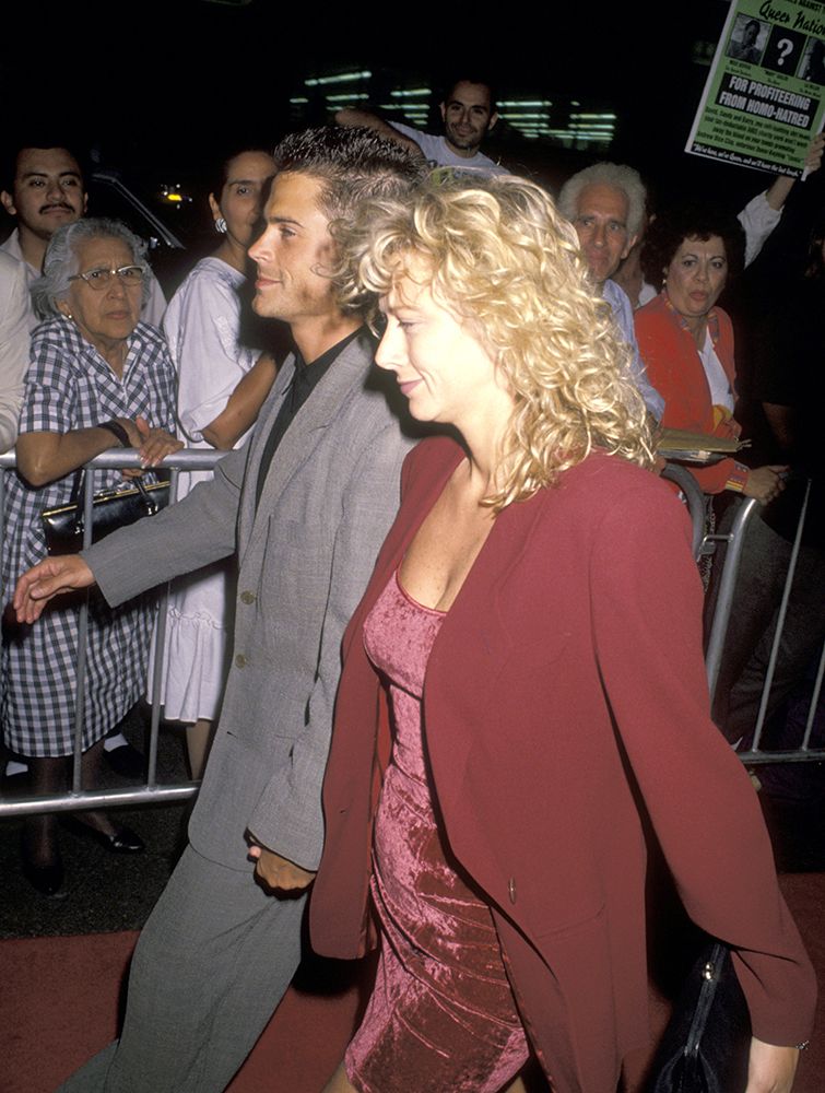 Rob Lowe and Sheryl Berkoff during "Commitment To Life IV" Los Angeles AIDS Project Benefit in September 1990