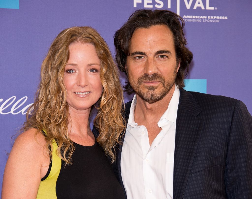 Thorsten met his wife and actress Susan Haskell on set