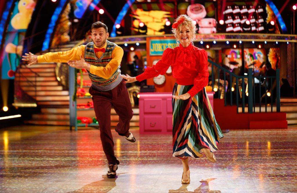 Sarah Hadland dancing with Vito Coppola