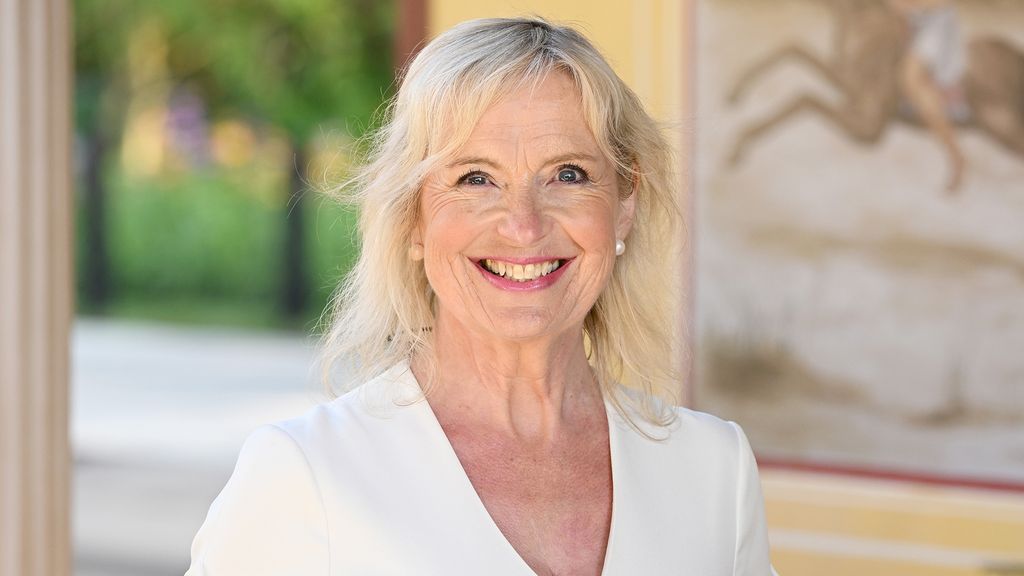 Carol Kirkwood at the RHS Chelsea Flower Show