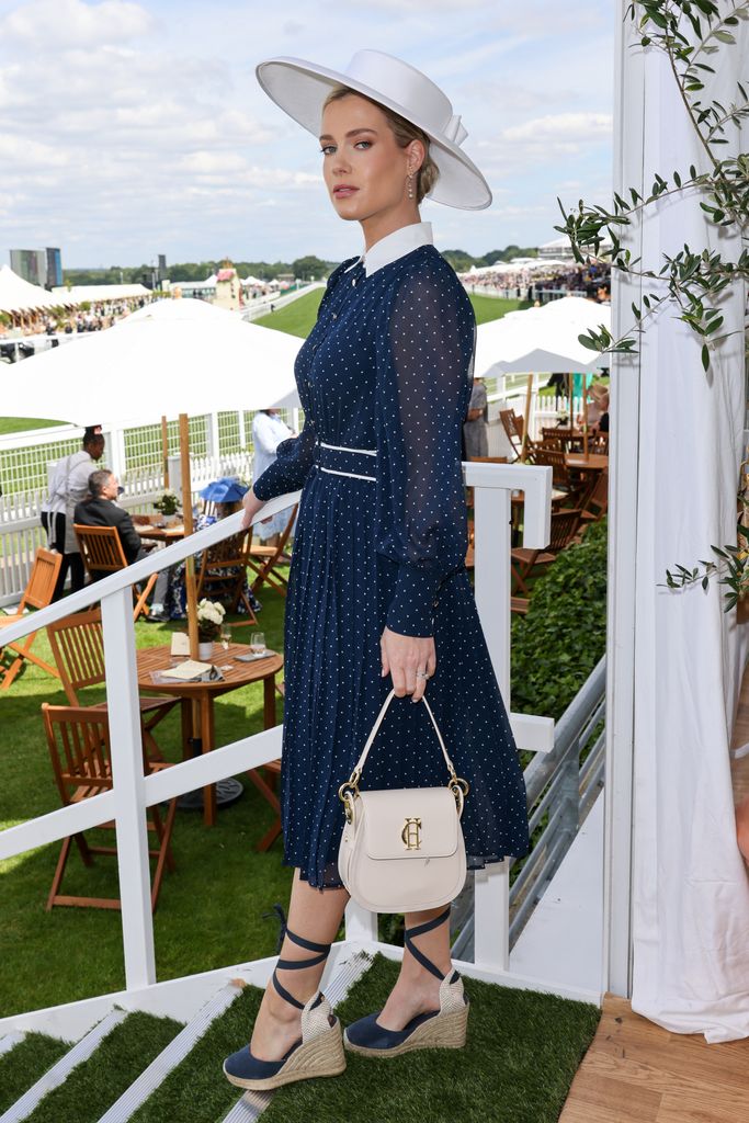 Lady Amelia Spencer attends day 2 of Royal Ascot at Ascot Racecourse on June 19, 2024 in Ascot, England. (Photo by Dave Benett/Getty Images for Ascot Racecourse)