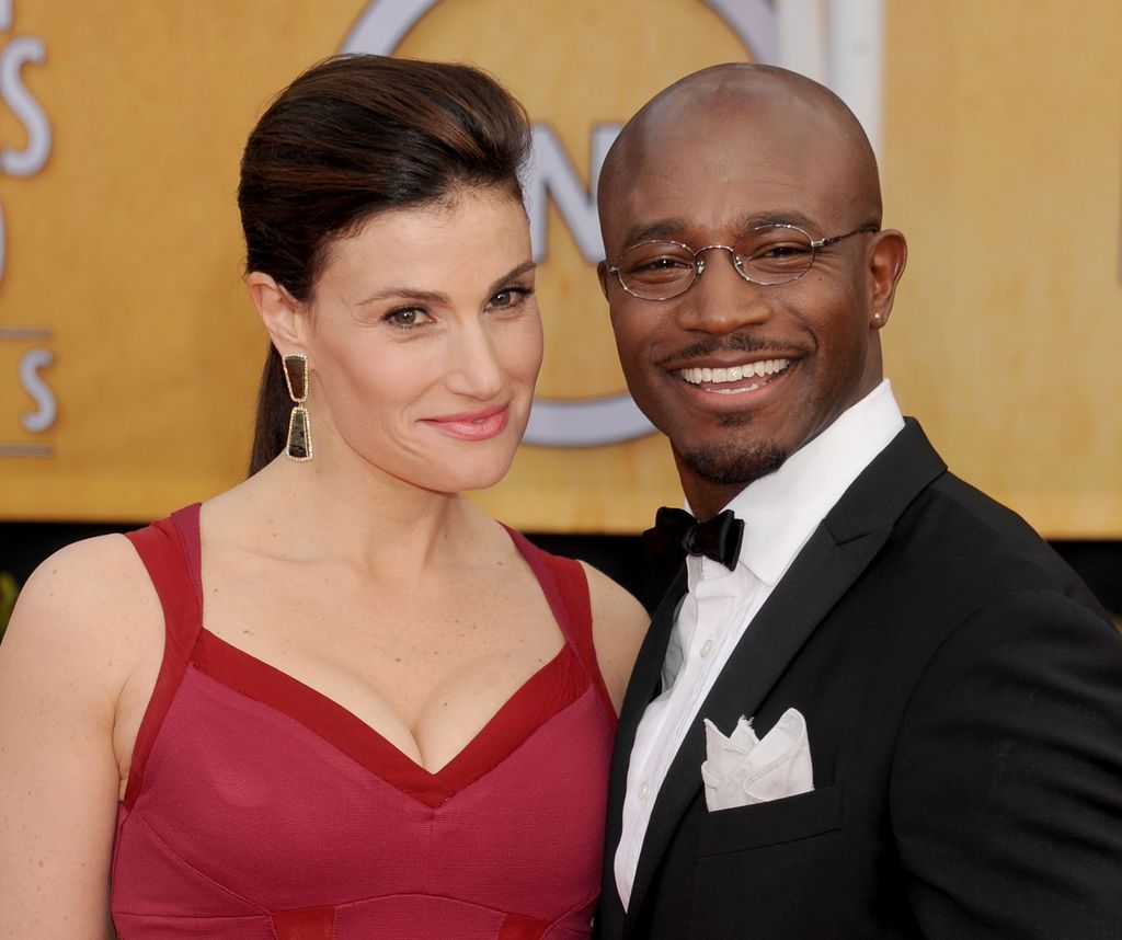 Idina Menzel and Taye Diggs in 2013 