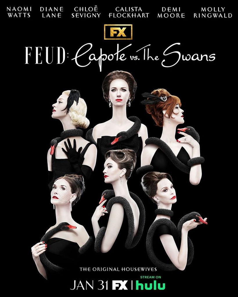 The poster for "Feud: Capote vs The Swans"