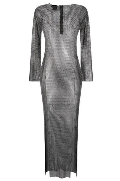 Emily Ratajkowski Wears a Sheer Mesh Dress at 1972 Themed Party