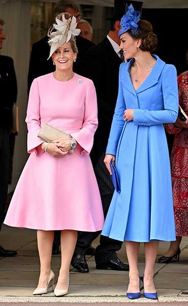 Countess of Wessex and Princess of Wales on Garter Day 2022