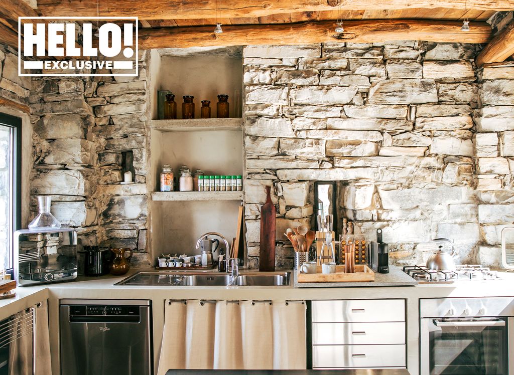 Erika Trojer's kitchen at Lake Como home Villa Torno