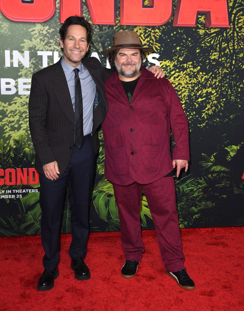 Paul with co-star Jack Black