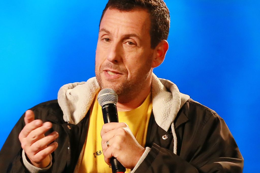 Adam Sandler speak during panel discussion at FYC Event For Netflix's "Adam Sandler: 100% Fresh" at Netflix FYSEE At Raleigh Studios on May 29, 2019 in Los Angeles, California. (Photo by Leon Bennett/Getty Images)