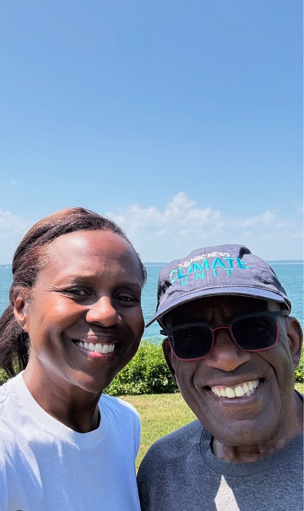 Al with his wife Deborah Roberts 