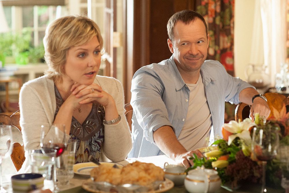 Amy Carlson and Donnie Wahlberg in Blue Bloods 