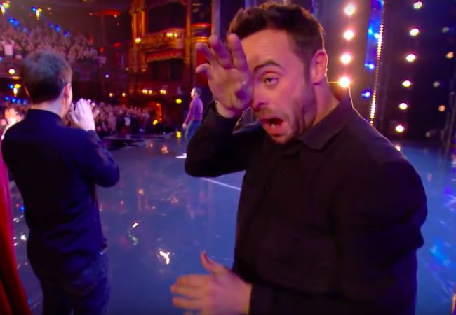 ant mcpartlin crying britains got talent