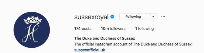 prince harry meghan markle new milestone instagram