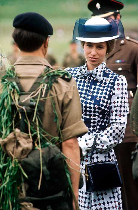 princess anne statement pattern dress