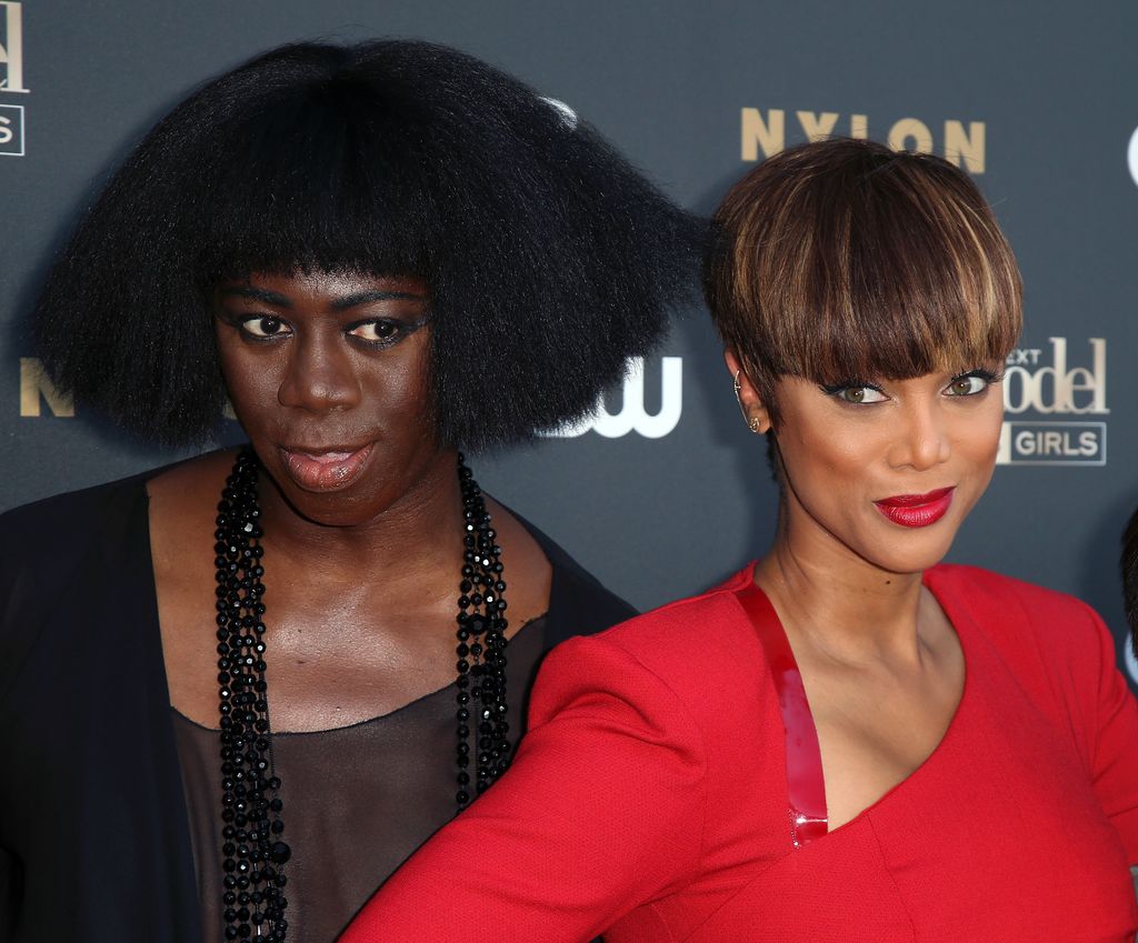J. Alexander et Tyra Banks sont présents "Le prochain top model américain" Soirée de première du cycle 22