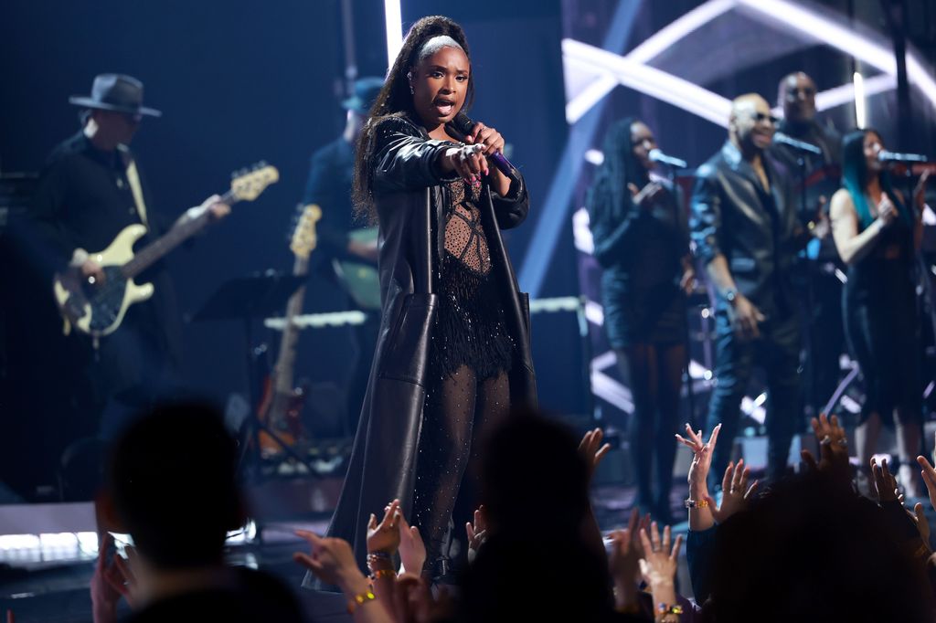 Jennifer Hudson performs onstage during the 2024 iHeartRadio Music Awards at Dolby Theatre in Los Angeles, California on April 01, 2024. Broadcasted live on FOX