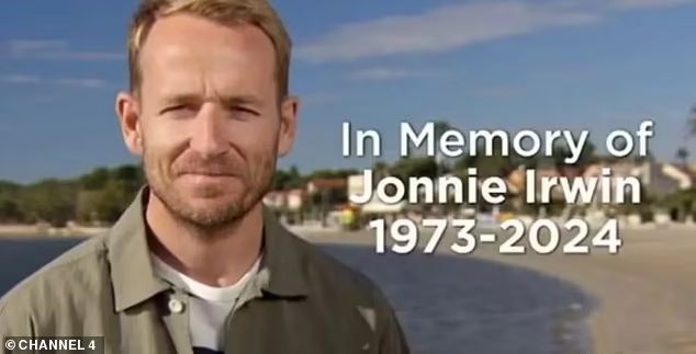 Jonnie Irwin's tribute on A Place in the Sun