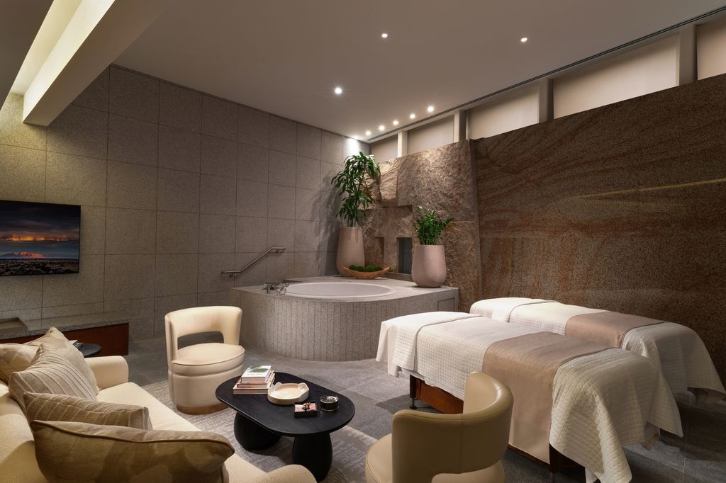 Inside the Desert Healing Spa Suite at the Aria Spa and Salon 