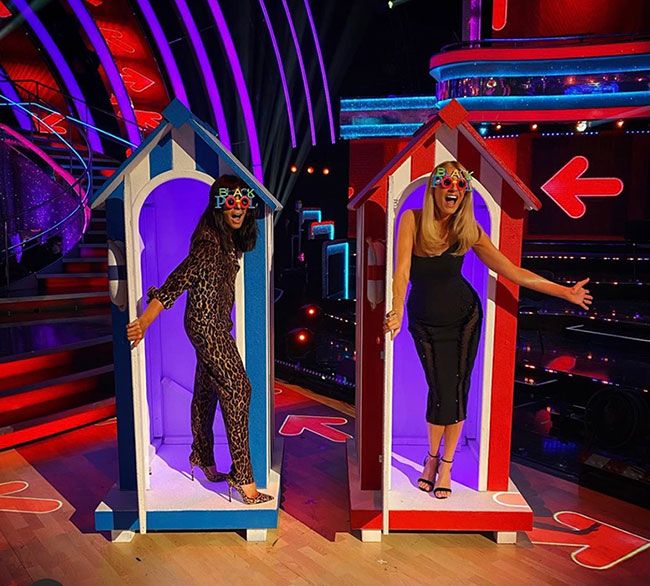 tess daly strictly claudia winkleman
