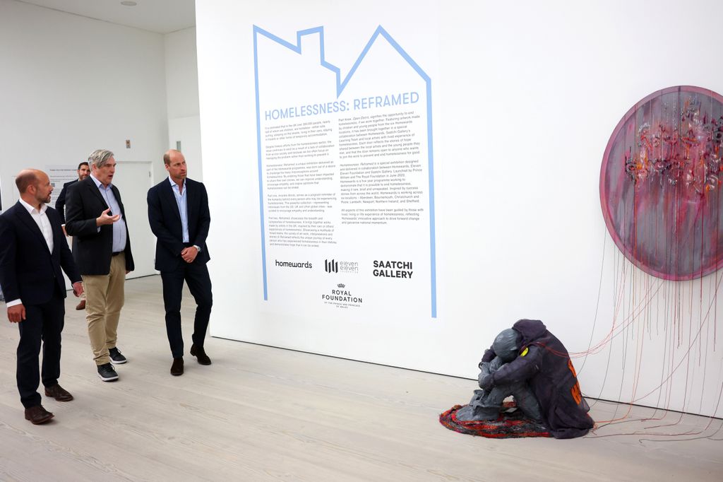 Prince William attends Homelessness: Reframed exhibition