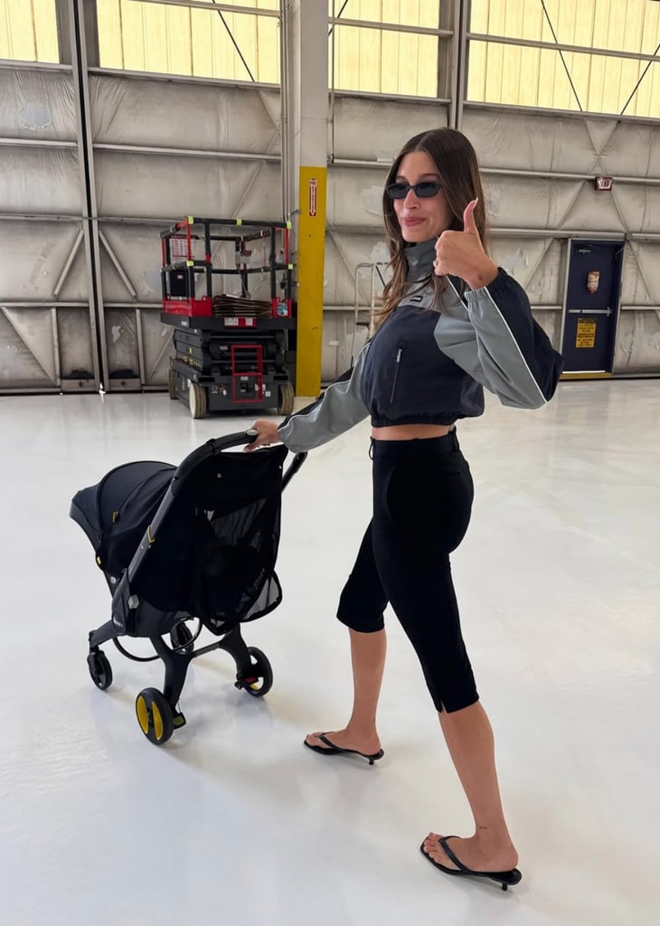 Mother's Day 2025 photo shared by Hailey Bieber with her son Jack Blues