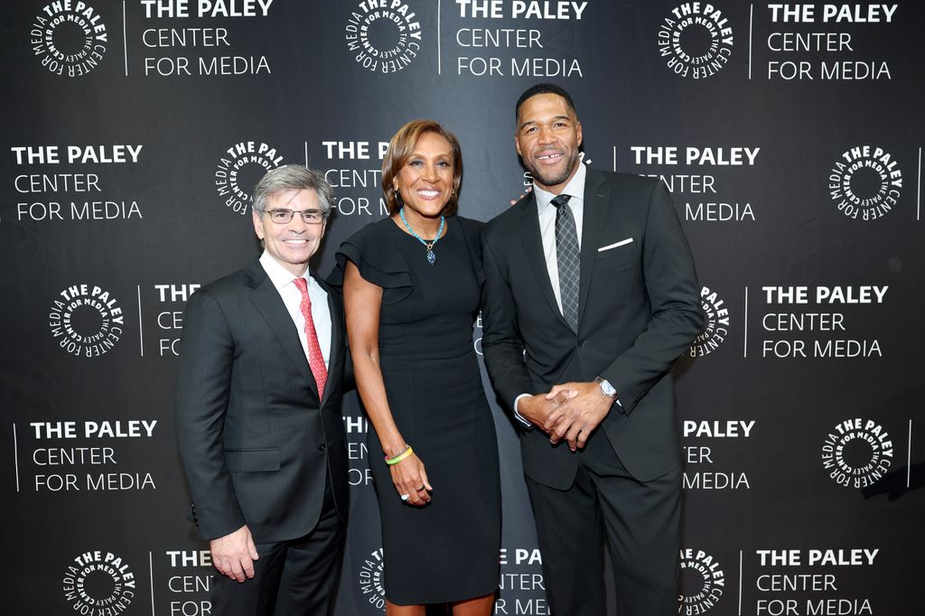 George Stephanopoulos, Robin Roberts and Michael Strahan Paley Center