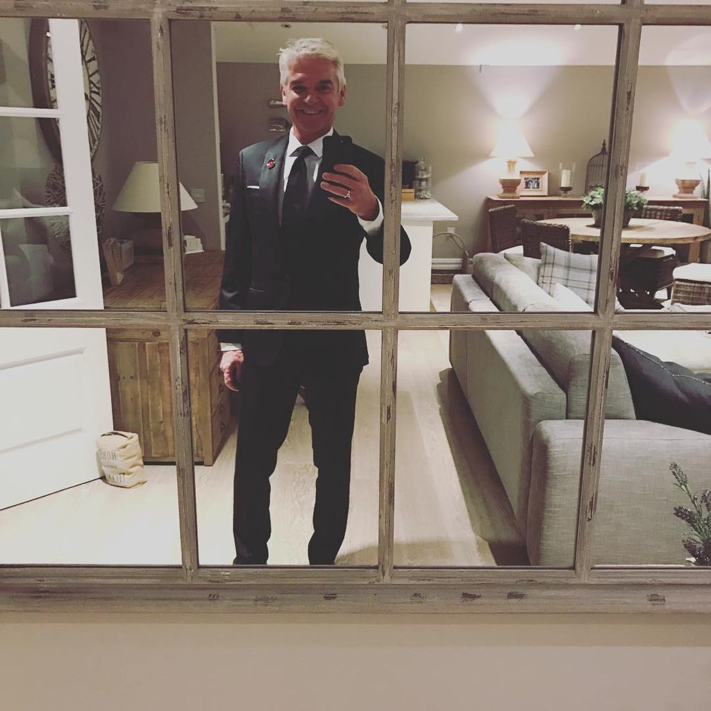 Phillip Schofield took a selfie in his London penthouse property before the NTAs