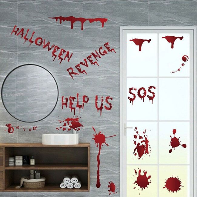 halloween window decor ebay prints