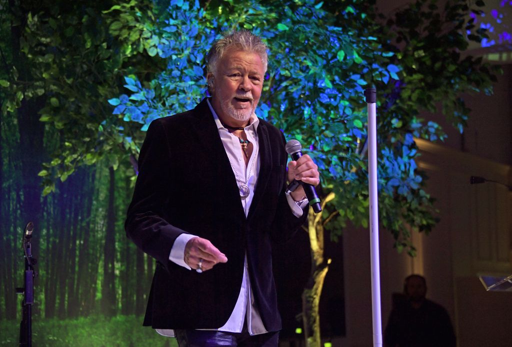 Paul Young performing at Kensington Palace in 2021
