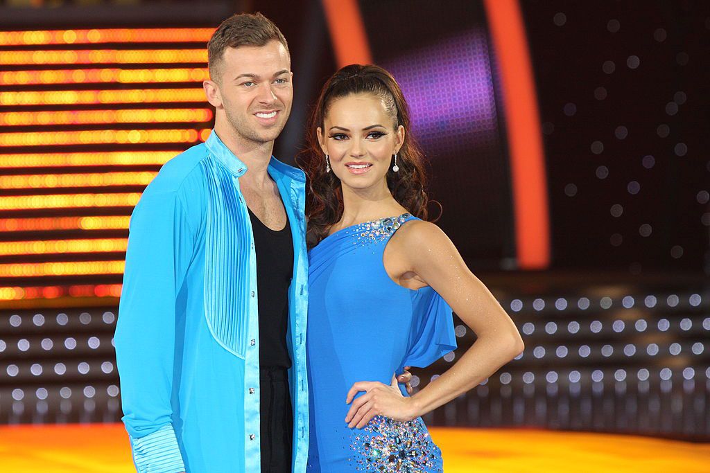Kara Tointon and Artem Chigvintsev during the Strictly tour 
