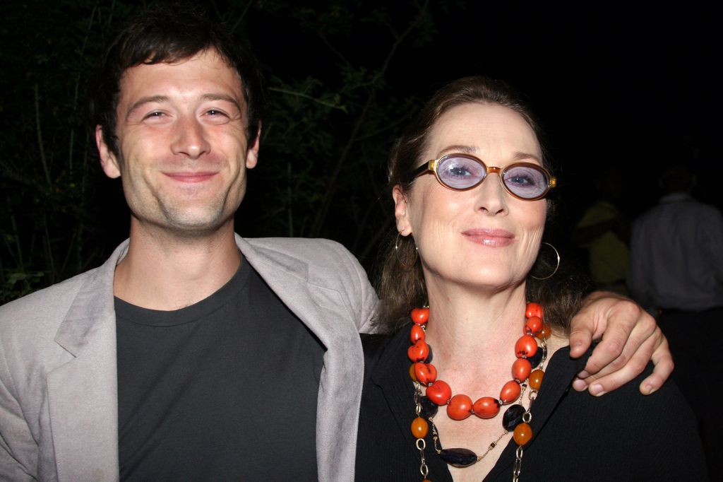 Meryl Streep and son Henry Gummer at Shakespeare in the Park's "Mother Courage And Her Children" Opening Night on August 21, 2006