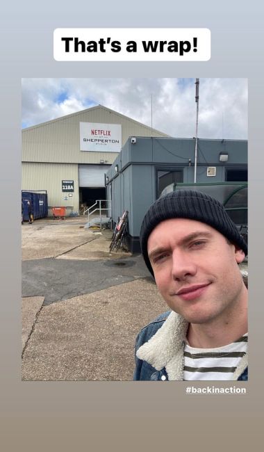Tom Brittney says Thats a wrap on Back in Action via Instagram Stories