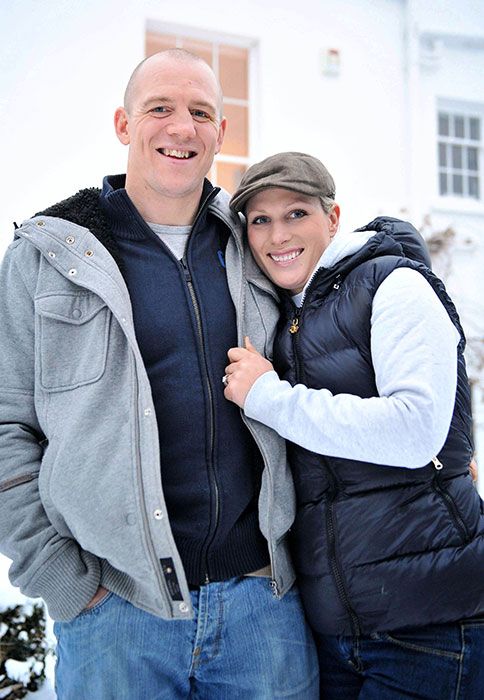 zara and mike tindall engagement picture