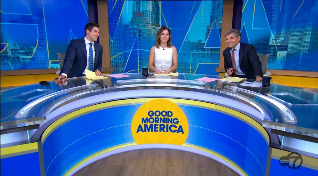 George Stephanopoulos returned to GMA on Monday following his father's death