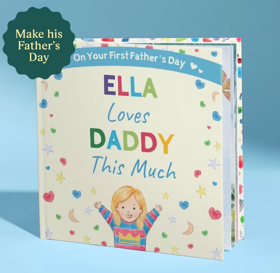 wonderbly personalised book for dad