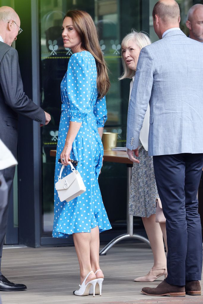 Princess Kate wears Alessandra Rich at Wimbledon 2022