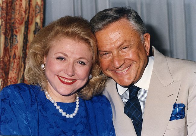 Barbara Taylor Bradford and husband Bob