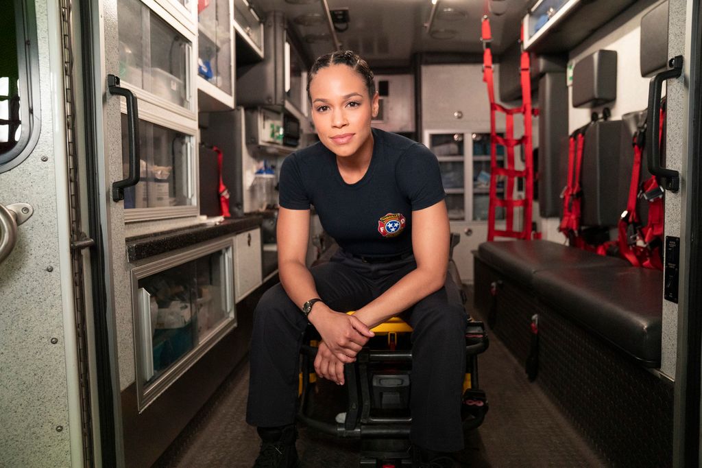 Juani Feliz in a promo shot for 9-1-1: Nashville