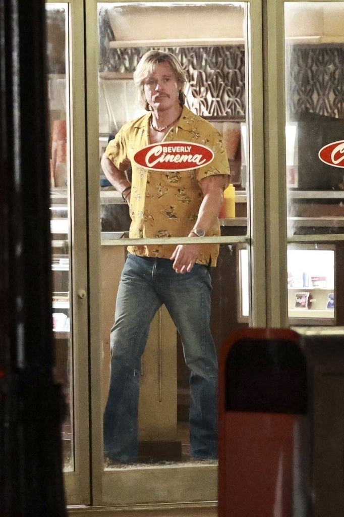 Brad Pitt a photographié le tournage des aventures de Cliff Booth