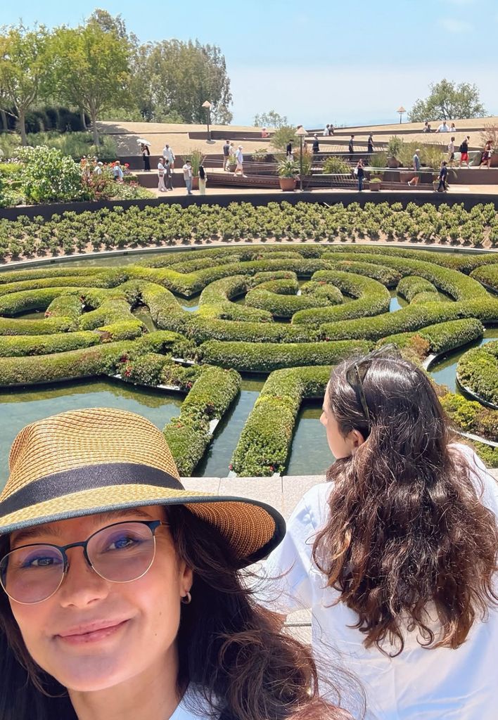Photo shared by Bruce Willis' wife Emma Heming of a Sunday out at the Getty, featuring her daughter Mabel Ray 