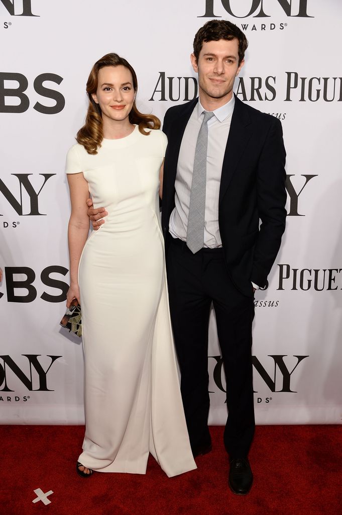 Leighton Meester and Adam Brody attend the 68th Annual Tony Awards at Radio City Music Hall on June 8, 2014 in New York City.