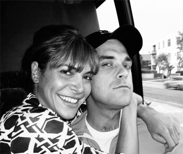 robbie williams and ayda field throwback