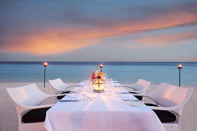Amari Havodda Maldives Beach Dining