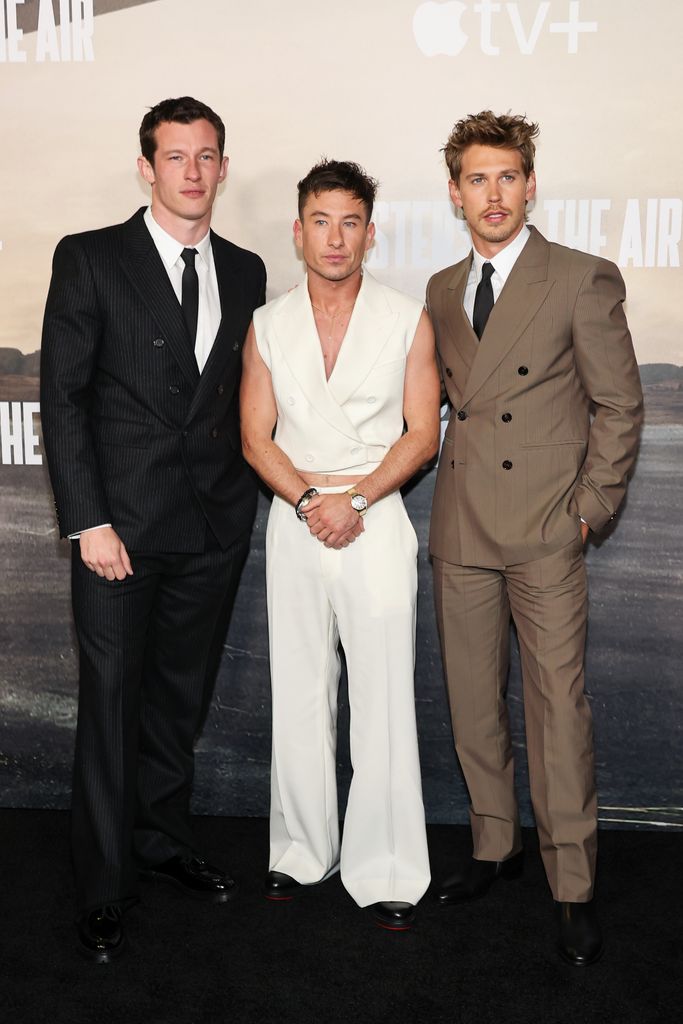 Callum Turner, Barry Keoghan and Austin Butler at the world premiere of Masters Of The Air