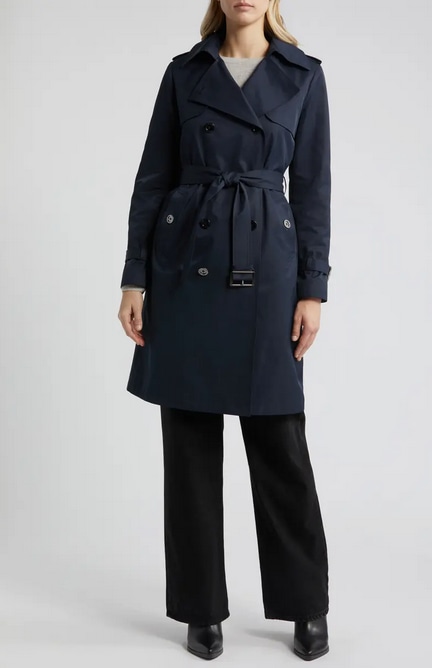 MICHAEL Michael Kors Double Breasted Trench Coat