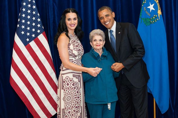 Katy Perry and Barack Obama