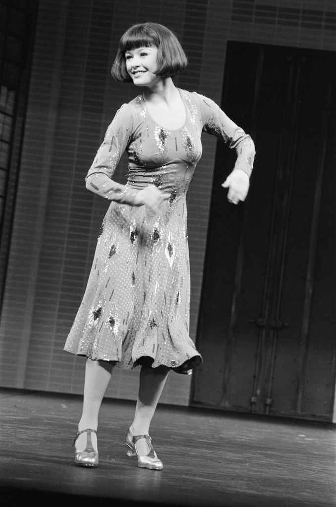 Catherine Zeta Jones dancing and playing the part of Peggy Sawyer in 42nd Street, which opened in April 1987 at The Theatre Royal Drury Lane in London.