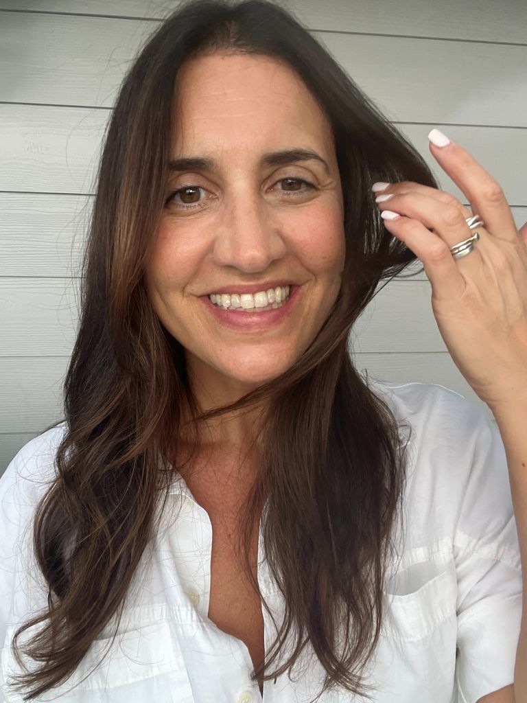 Donna is now using a scalp serum as part of her haircare routine 