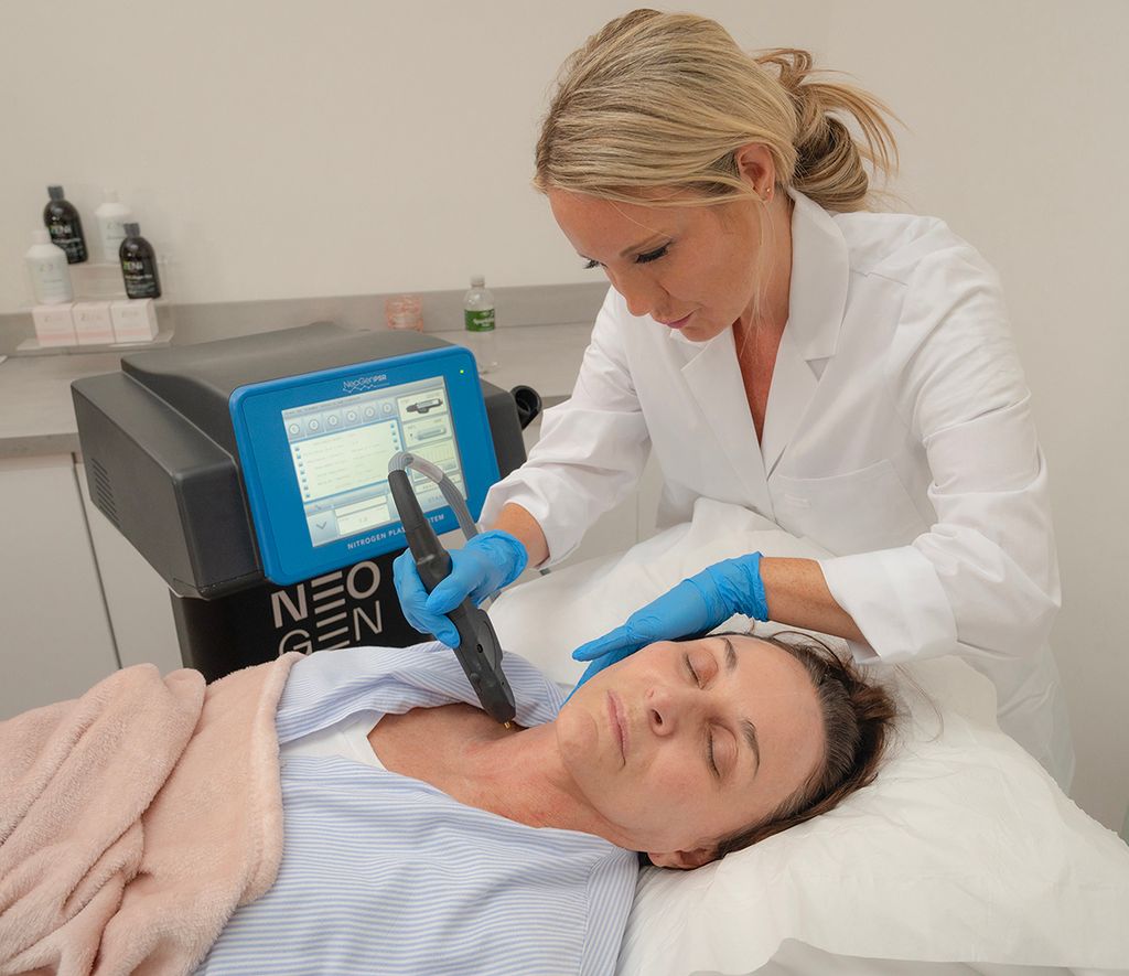 Shirley Ballas having a beauty treatment