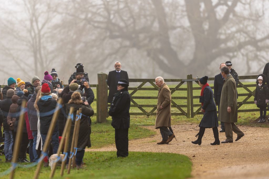 Princess Anne was also accompanied by her husband, Sir Timothy Laurence 